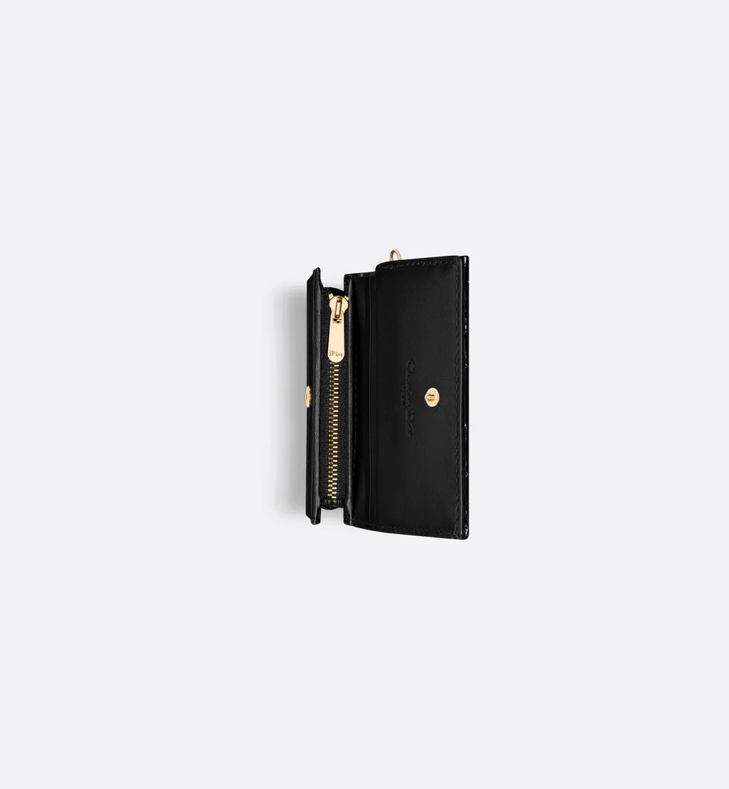Mini Lady Dior Gardenia Wallet