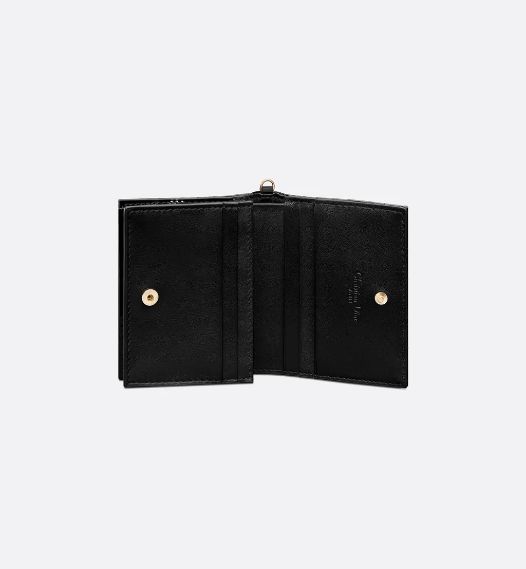 Mini Lady Dior Gardenia Wallet