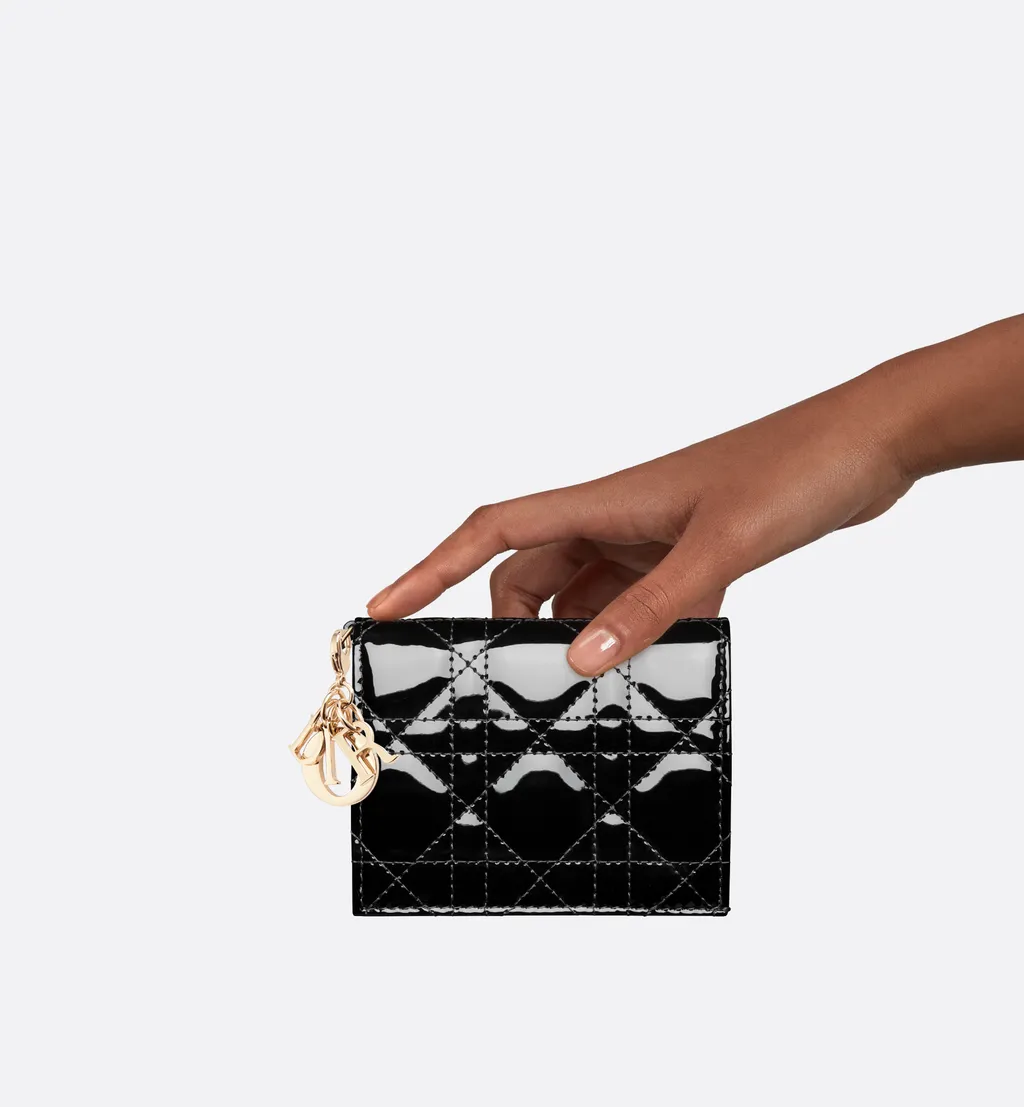 Mini Lady Dior Gardenia Wallet