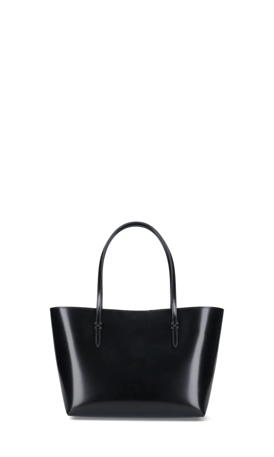 Off-White Slogan Printed Top Handle Bag