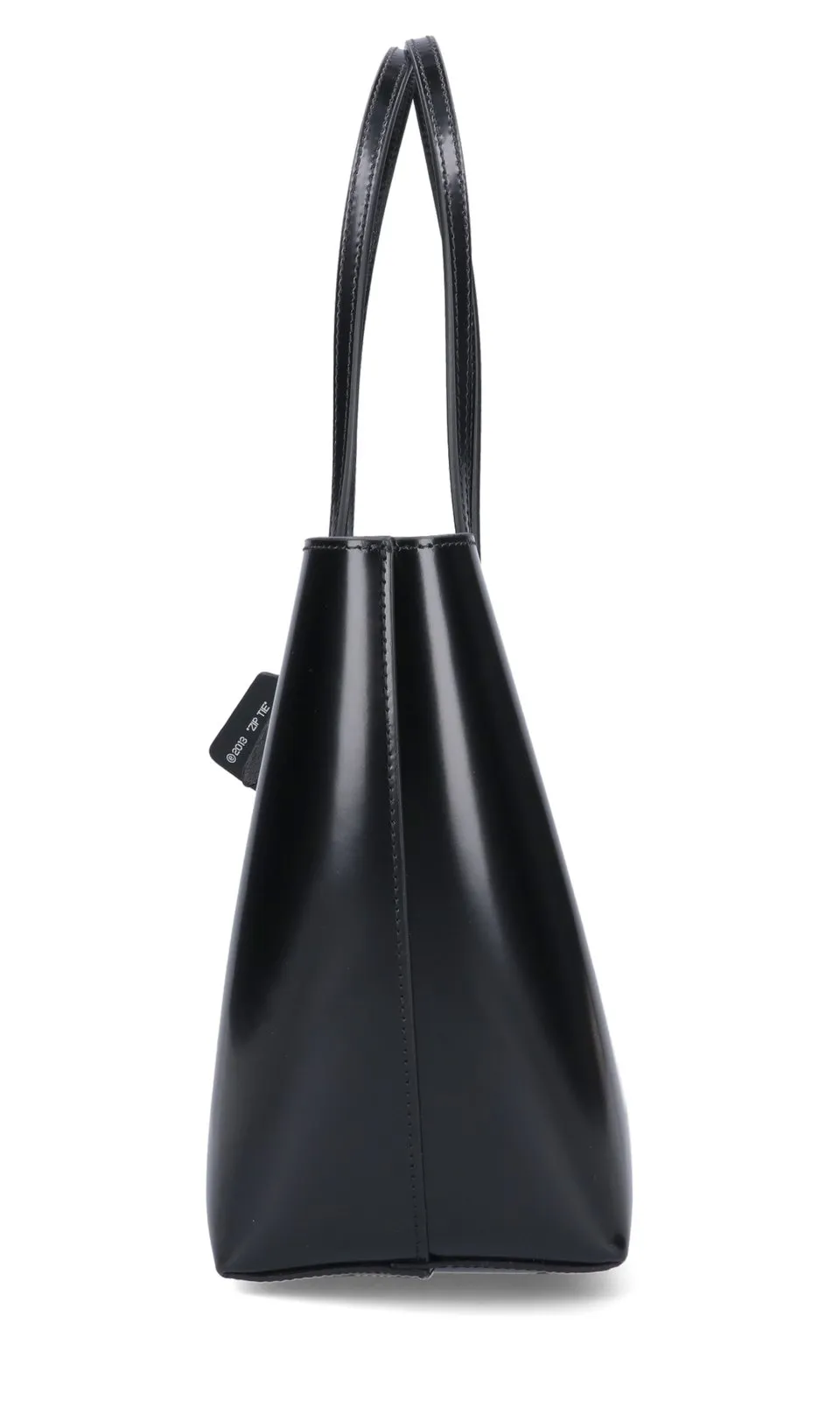 Off-White Slogan Printed Top Handle Bag