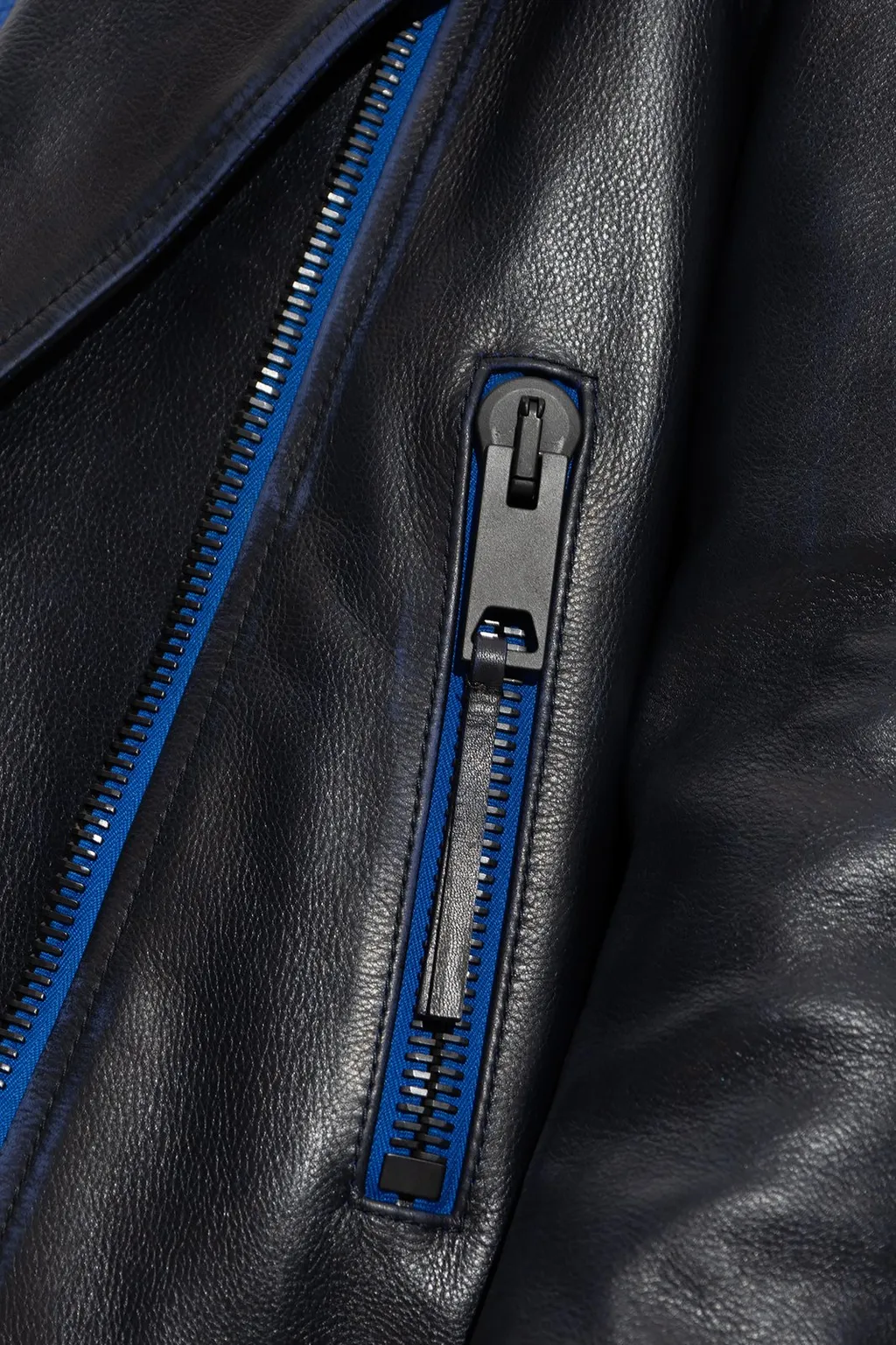 Off-White Belted Leather Jacket