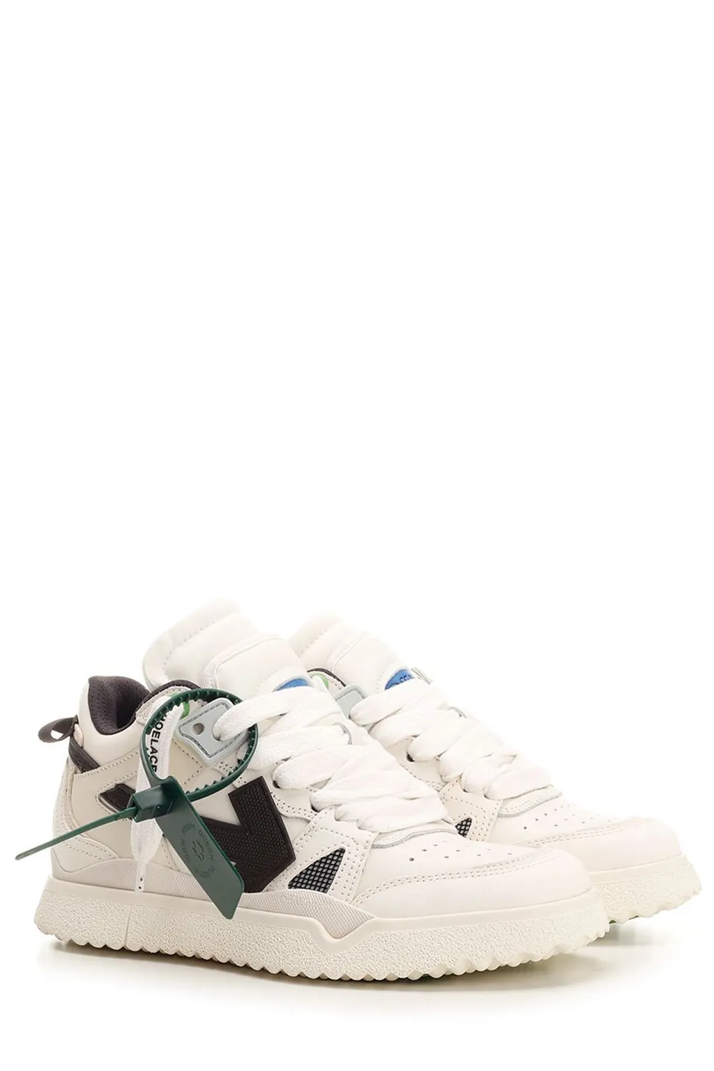 Off-White Logo Detailed Lace-Up Sneakers