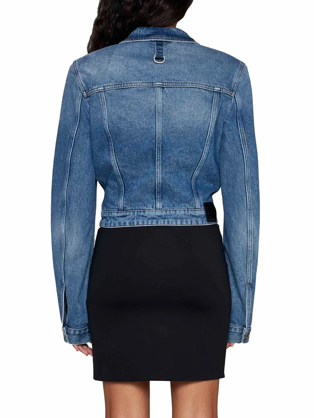 Off-White Belt Detailed Button-Up Denim Jacket