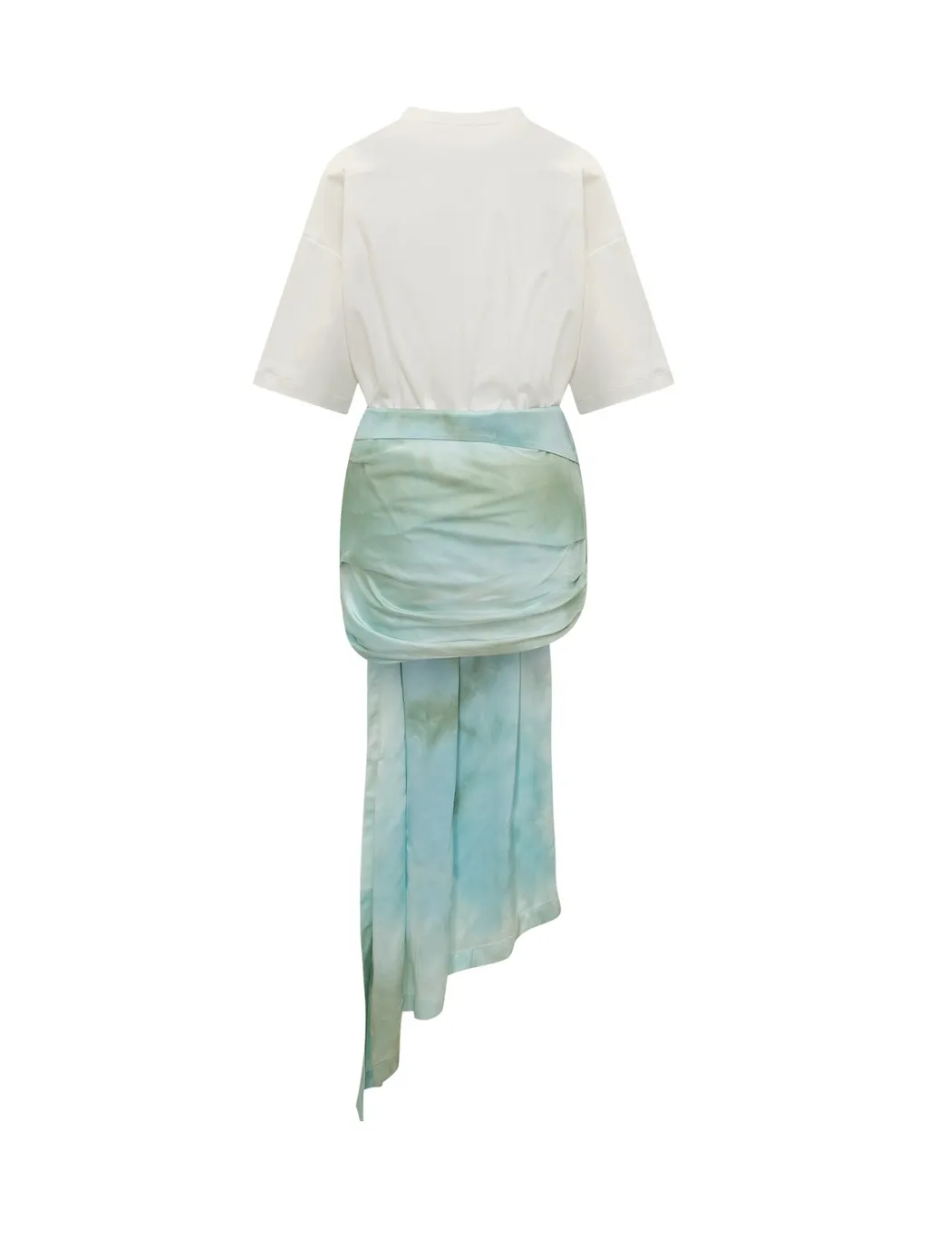 Off-White Bow-Detailed Tie-Dyed Dress