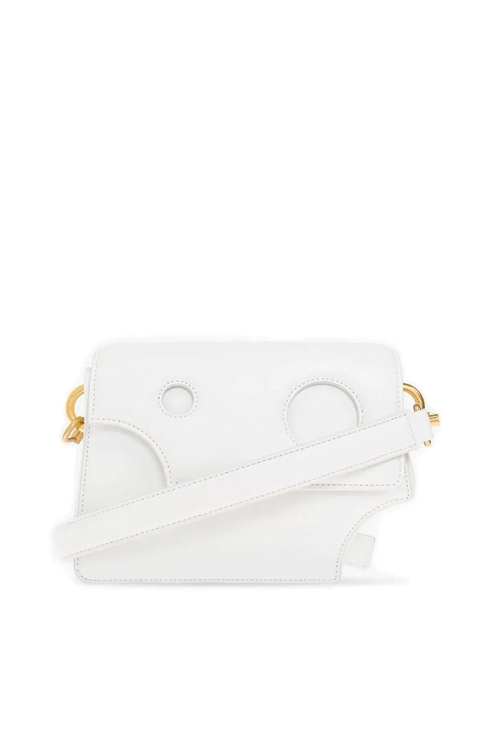 Off-White Burrow Cut-Out Detailed Shoulder Bag