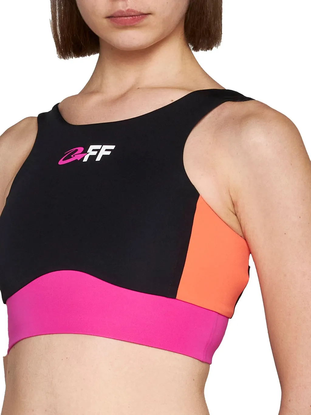 Off-White Logo Printed Cropped Top