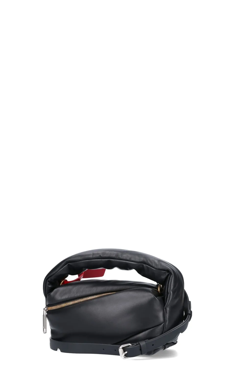 Off-White Pump Padded Strapped Tote Bag