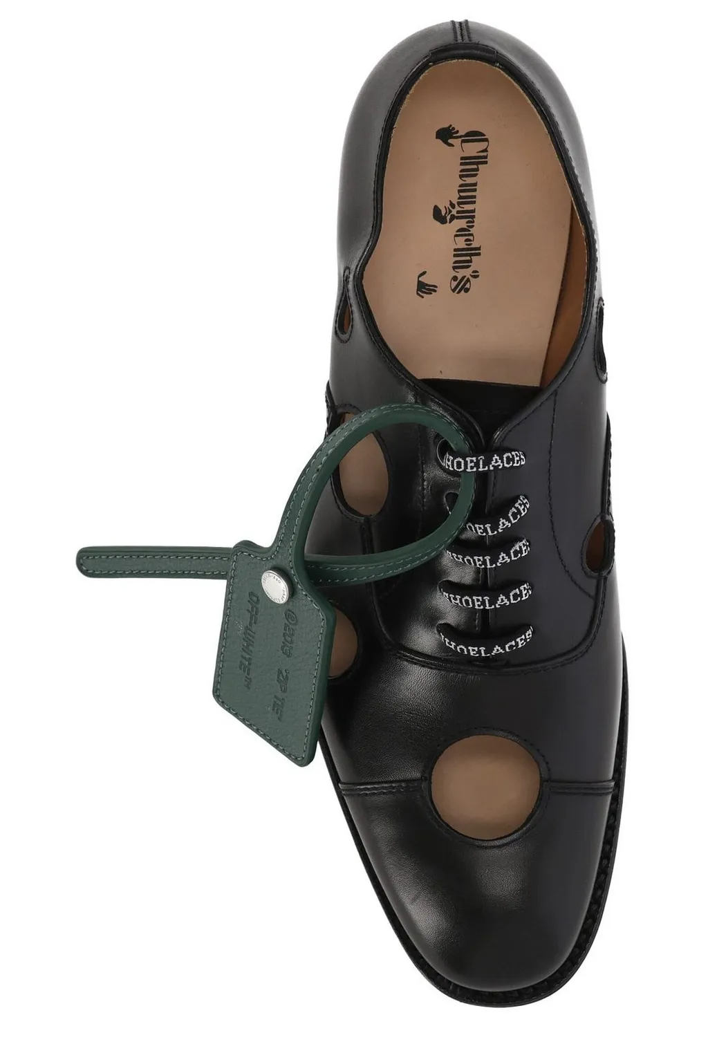 Off-White X Church's Meteor Almond Toe Oxford Shoes