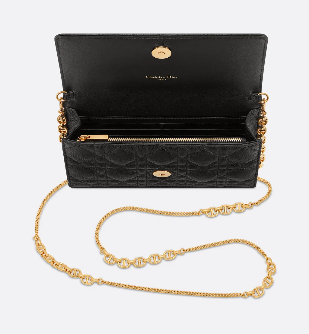Dior Caro Pouch With Chain