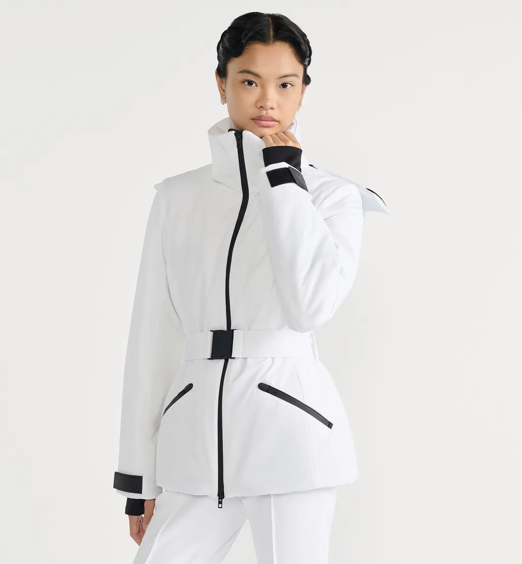 Dioralps Belted Puffer Jacket With Hood