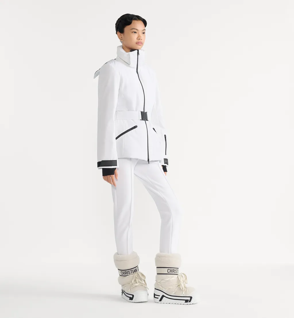 Dioralps Belted Puffer Jacket With Hood