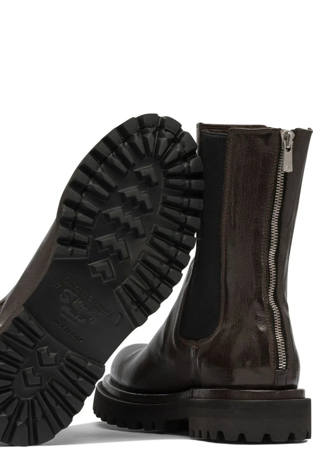 Officine Creative Wisal Zippered Ankle Boots