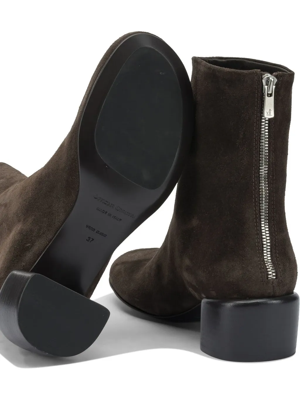 Officine Creative Flore Zippered Ankle Boots