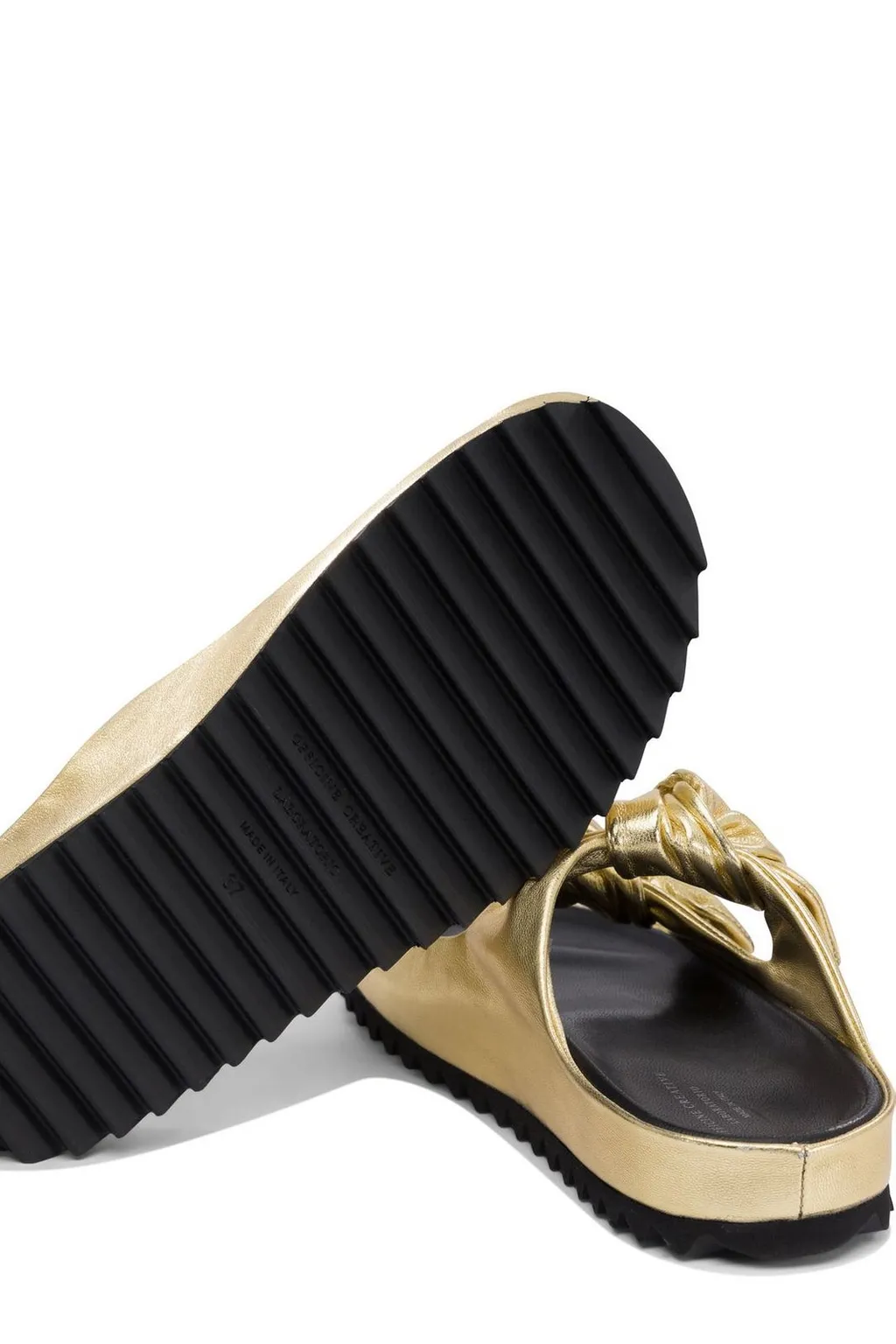 Officine Creative Knotted Slide Sandals