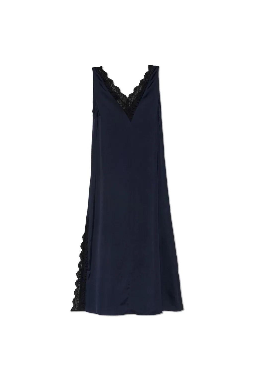 Officine GÉNÉRale Lace-Trim Strappy Dress