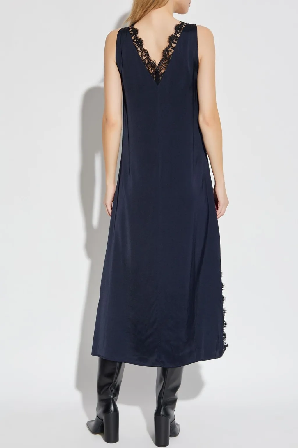 Officine GÉNÉRale Lace-Trim Strappy Dress