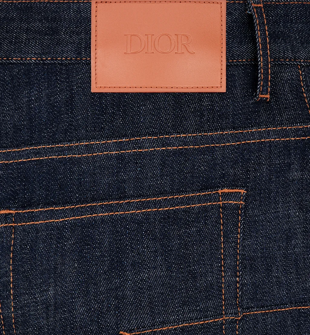 Long Slim-Fit Dior Oblique Jeans