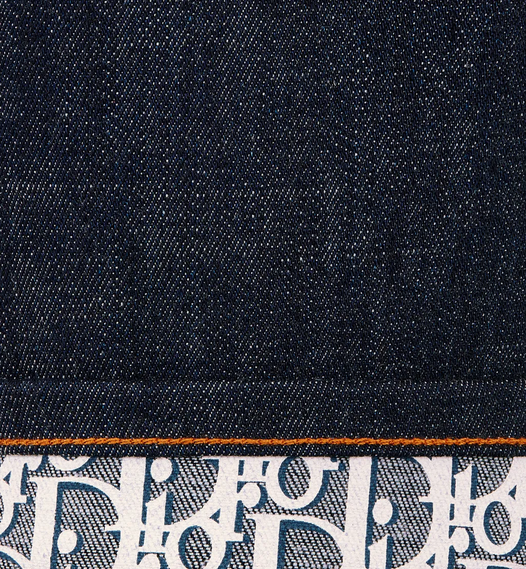 Long Slim-Fit Dior Oblique Jeans