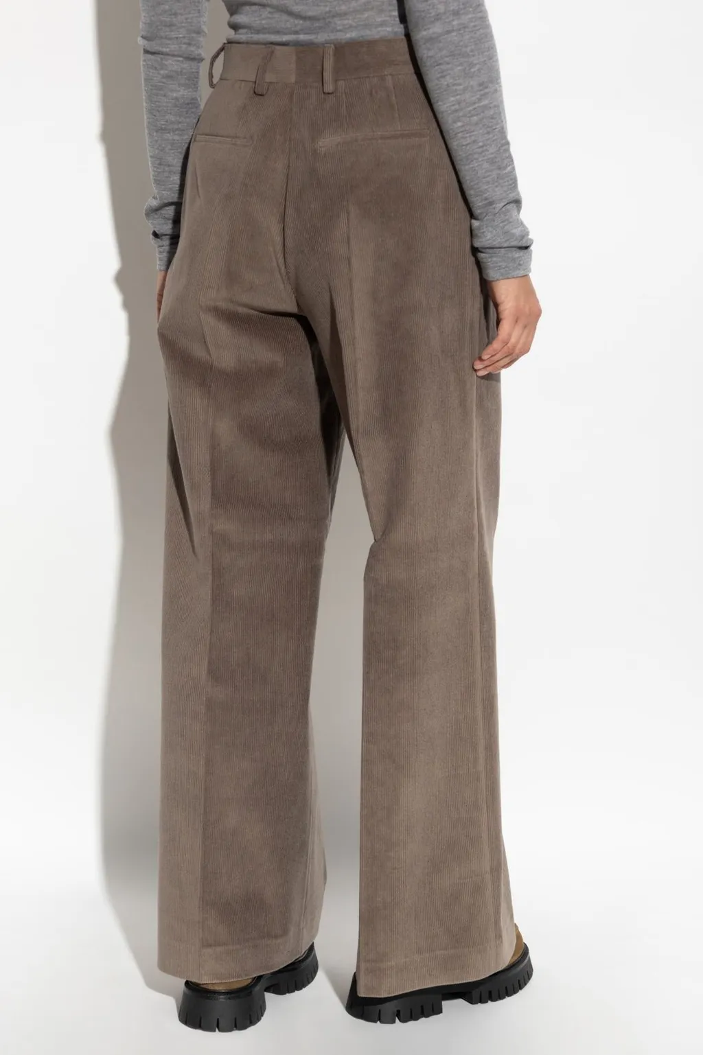Officine GÉNÉRale Corduroy Wide-Leg Pants