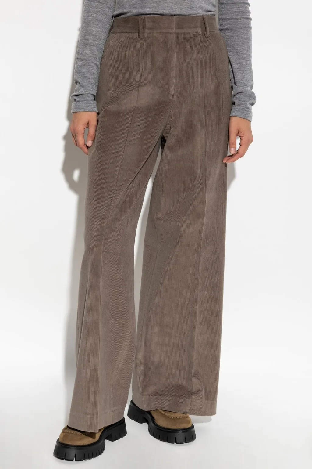 Officine GÉNÉRale Corduroy Wide-Leg Pants