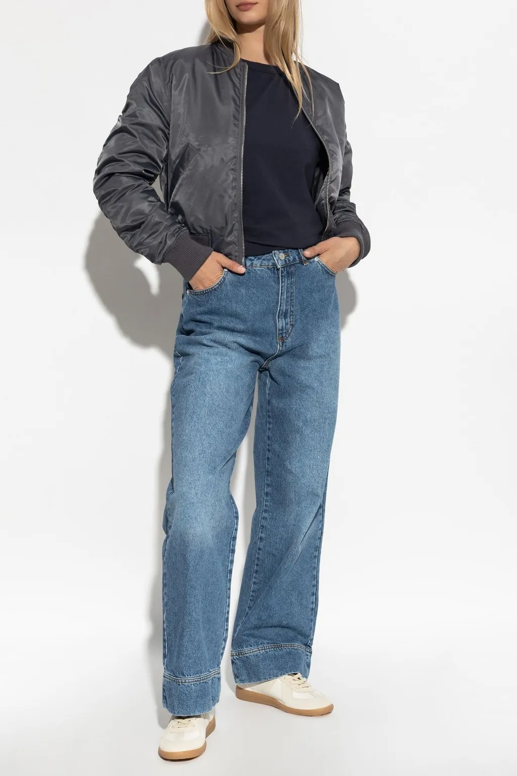 Officine GÉNÉRale Zip-Front Bomber Jacket