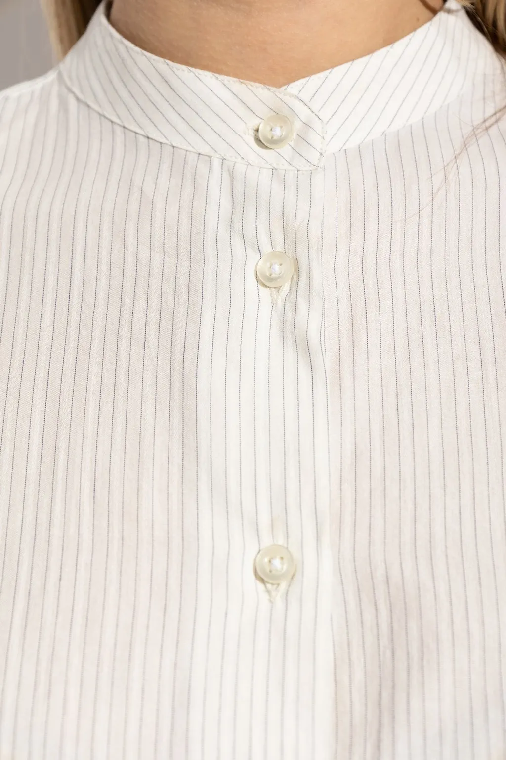 Officine GÉNÉRale Striped Button-Up Top