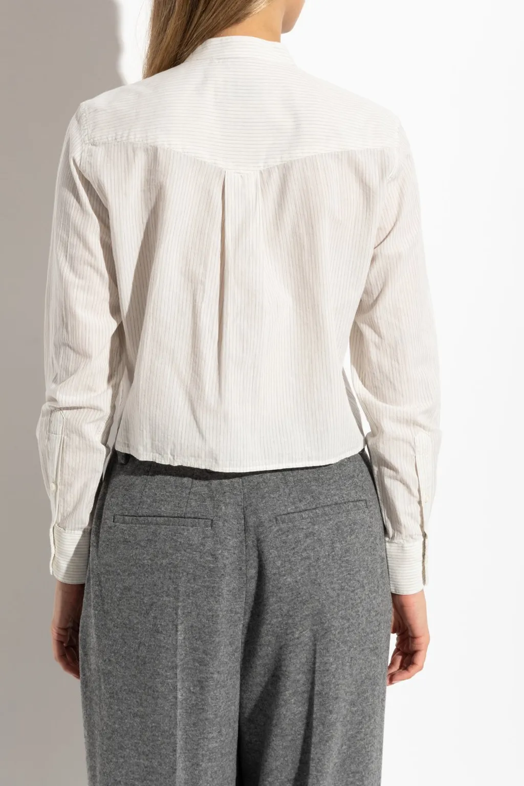 Officine GÉNÉRale Striped Button-Up Top