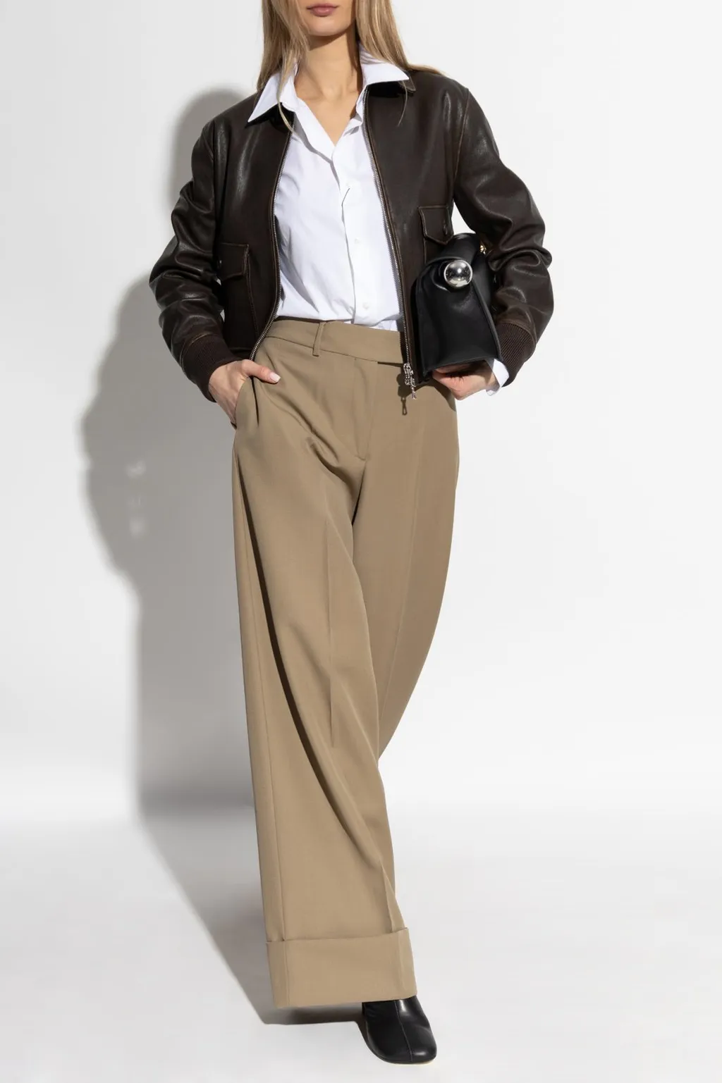 Officine GÉNÉRale Tailored Wide-Leg Pants
