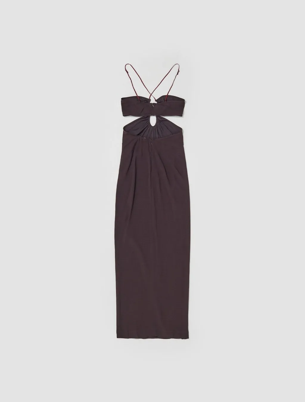 Nensi Dojaka Keyhole Floor-Length Dress