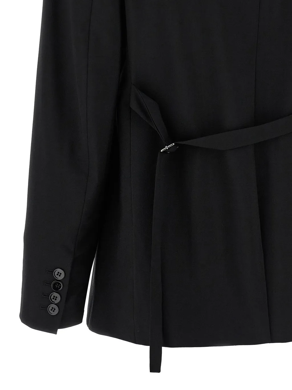 Nensi Dojaka Belted Blazer Jacket