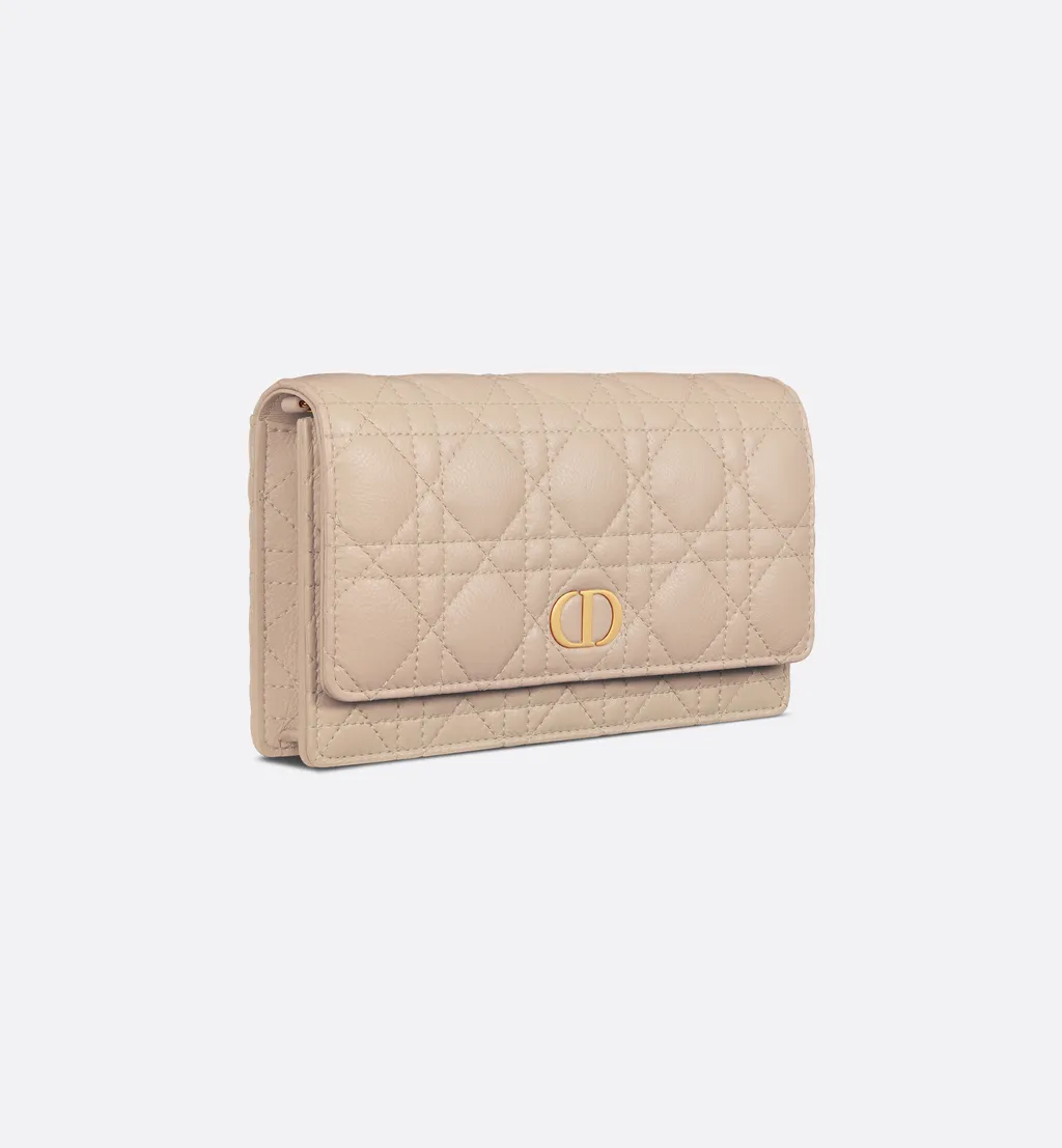 Dior Caro Pouch With Chain