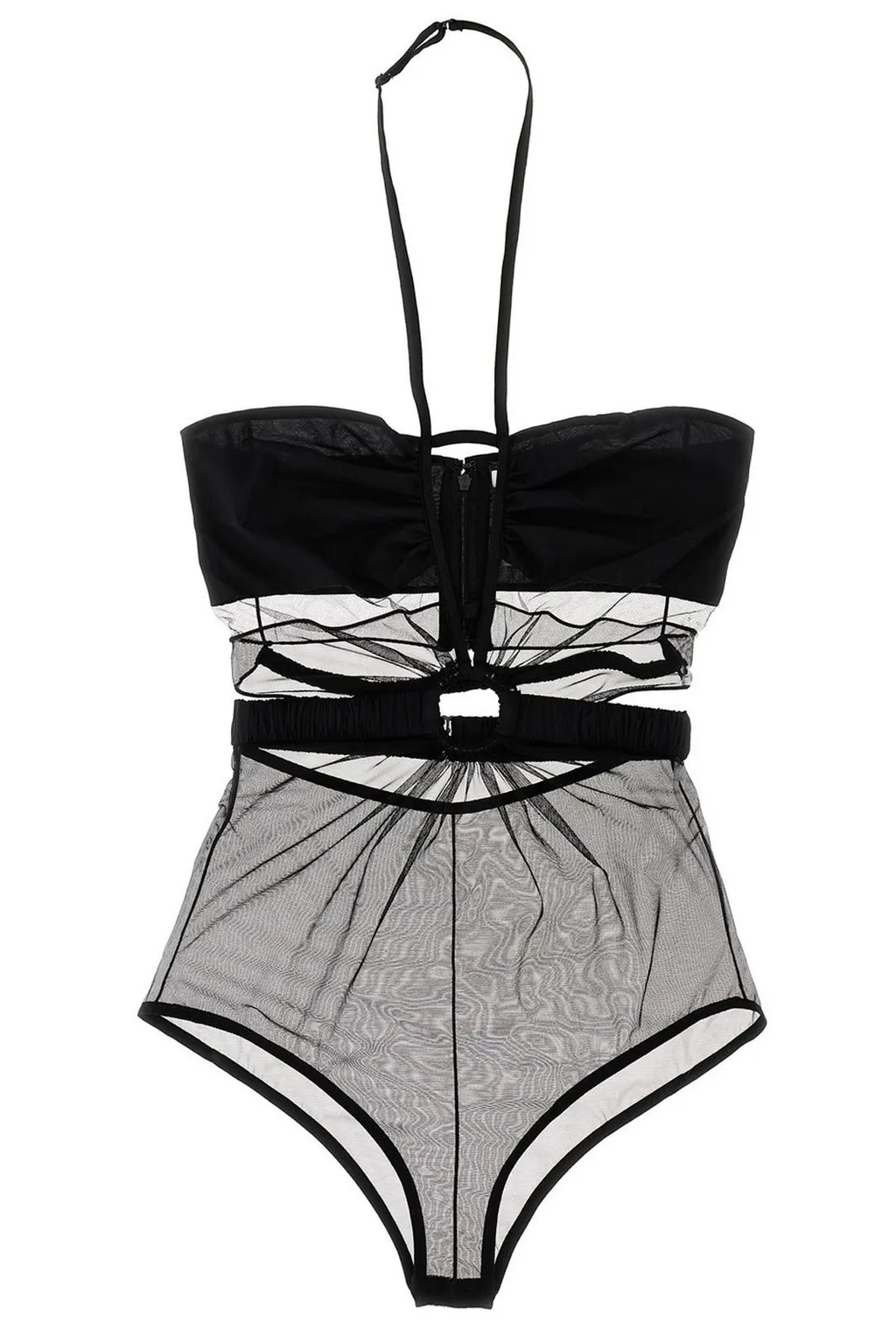 Nensi Dojaka Sheer Paneled Bodysuit