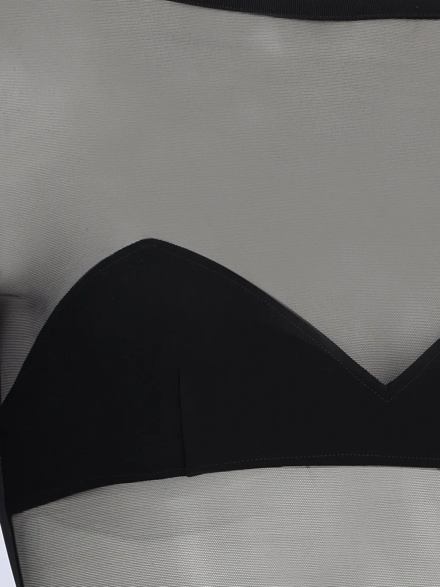 Nensi Dojaka Sheer Layered Top