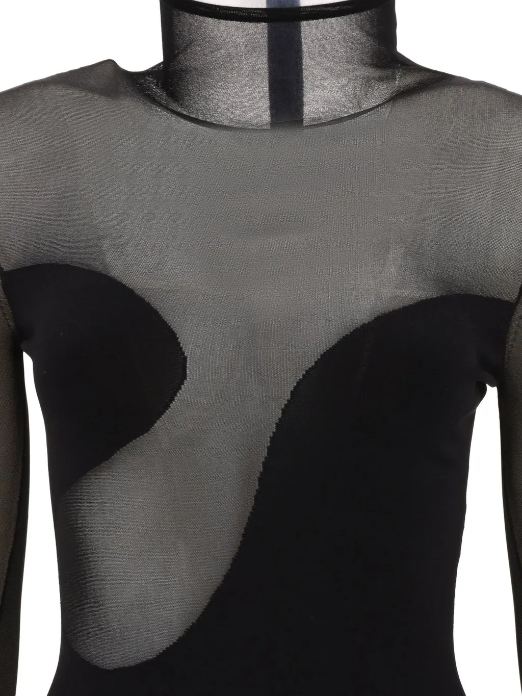 Nensi Dojaka Asymmetric Line Bodysuit Top