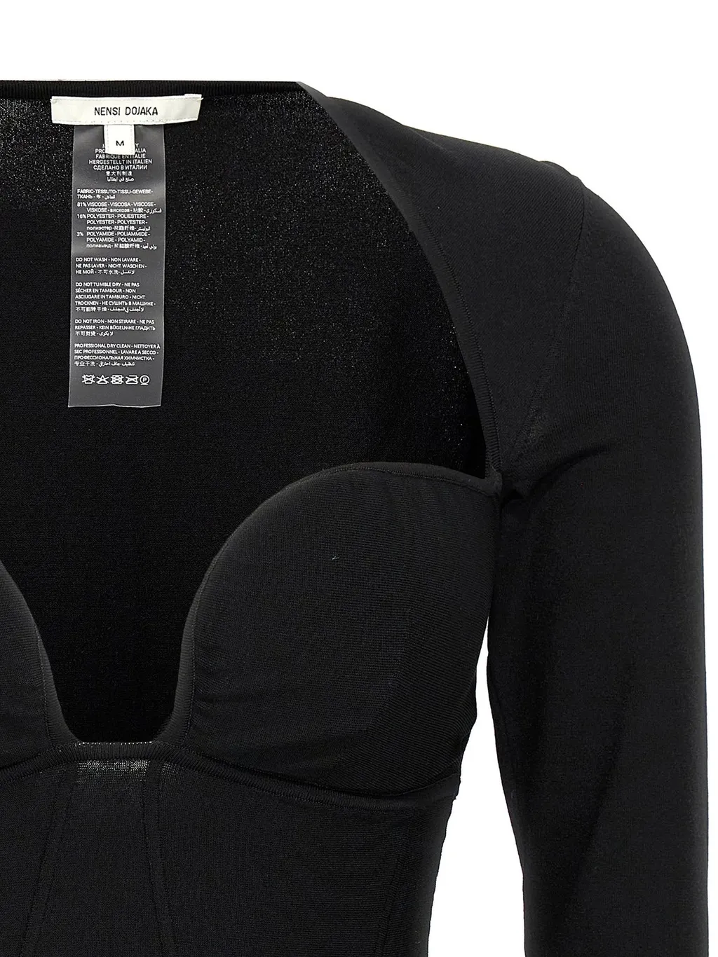Nensi Dojaka Sculpted Bustier Top