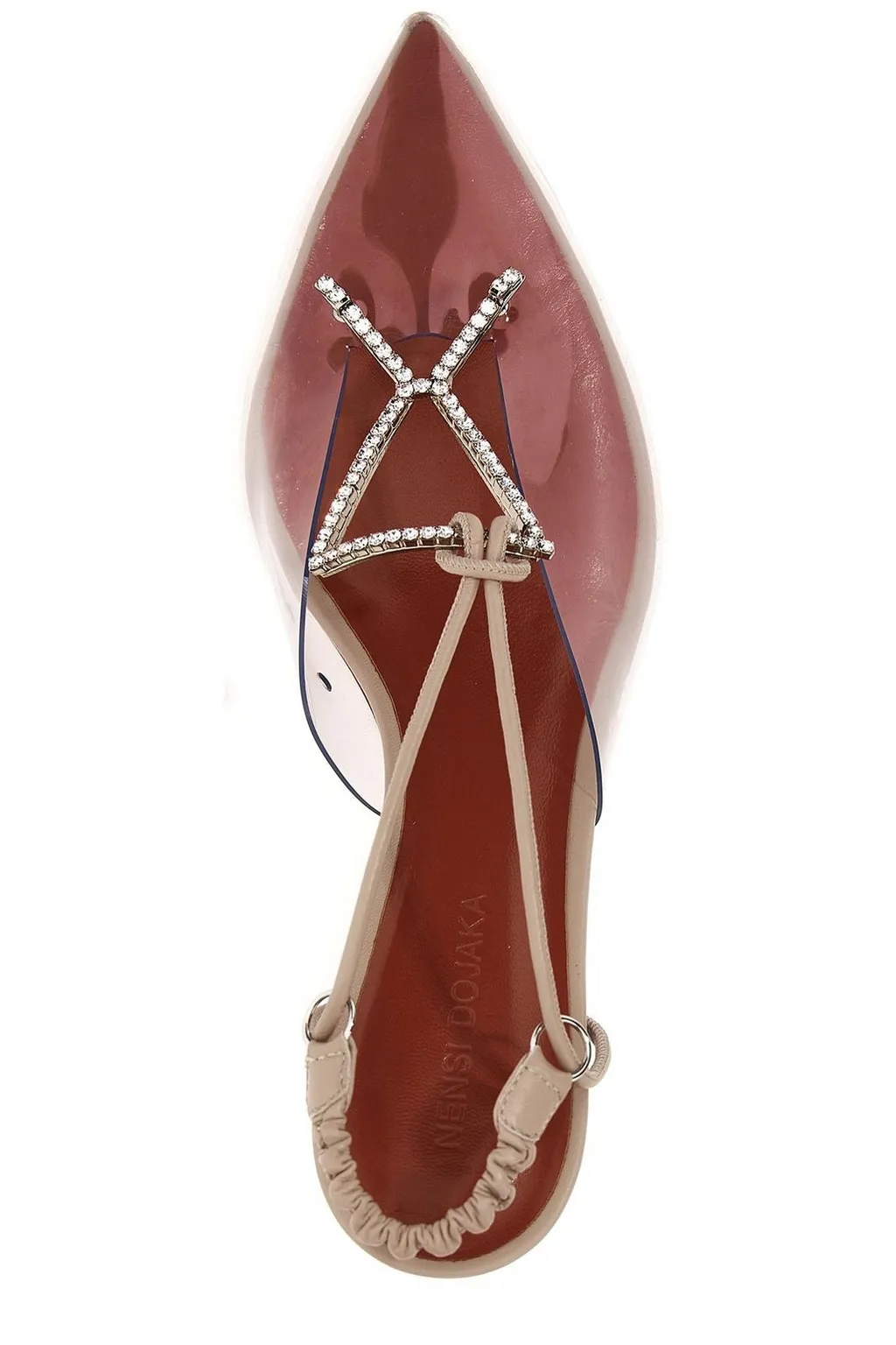 Nensi Dojaka Crystal Slingback Pumps