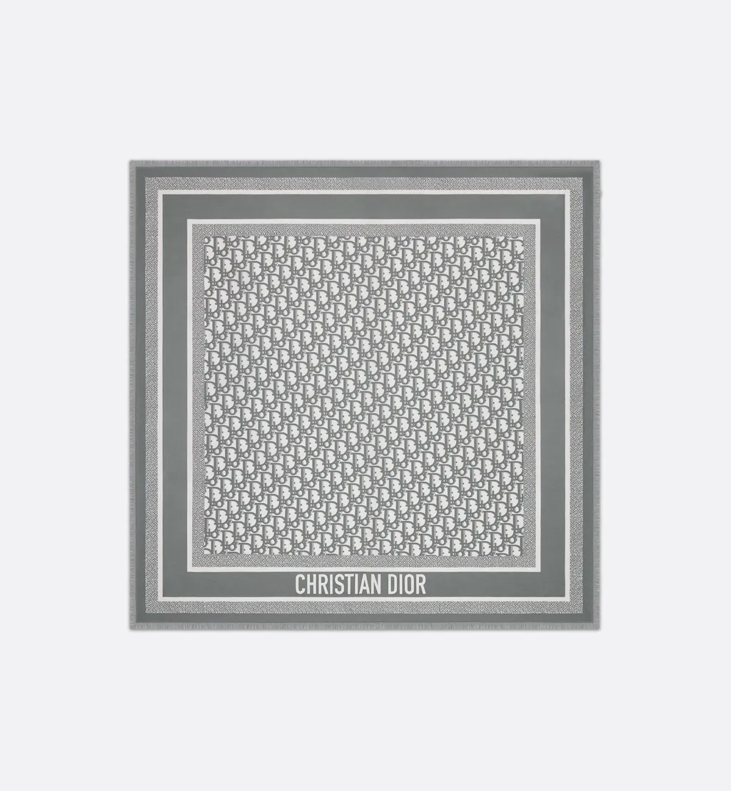 Dior Oblique Diortwin 70 Square Scarf