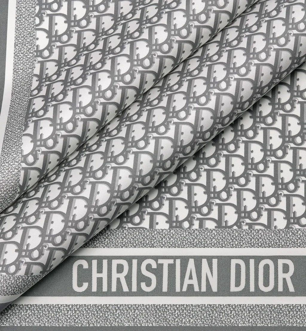 Dior Oblique Diortwin 70 Square Scarf