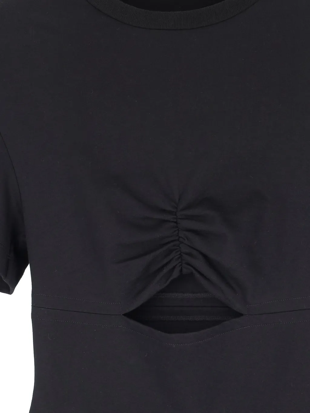 Nensi Dojaka Cut-Out Gathered Mini Dress
