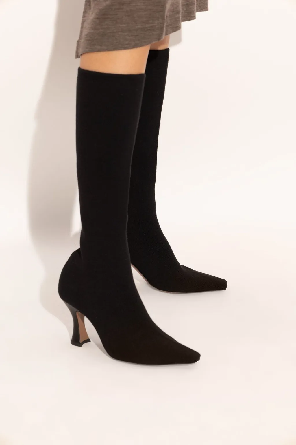 Neous Ran Underknee Knit Boots