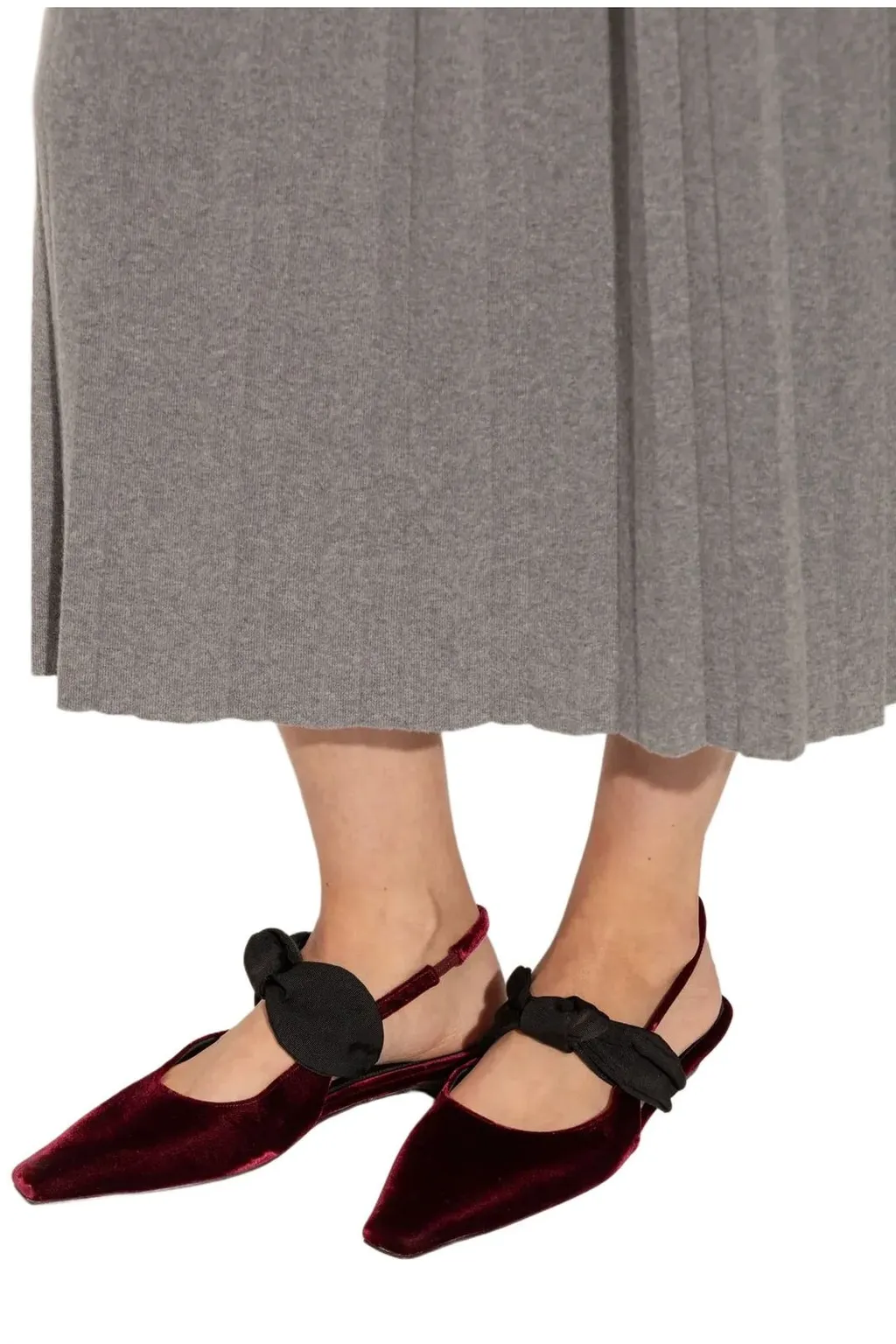 Neous Uba Bow-Detail Flat Shoes