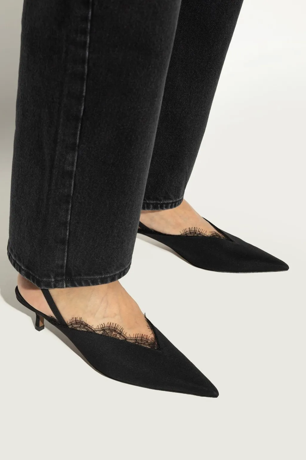 Neous Irena Crepe De Chine Pumps