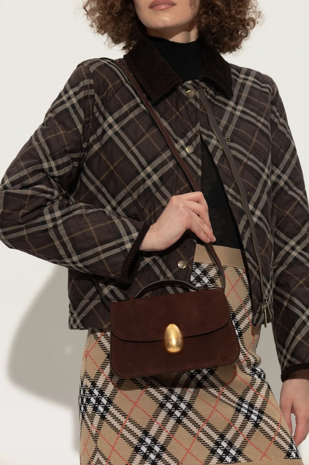 Neous Phoenix Suede Shoulder Bag