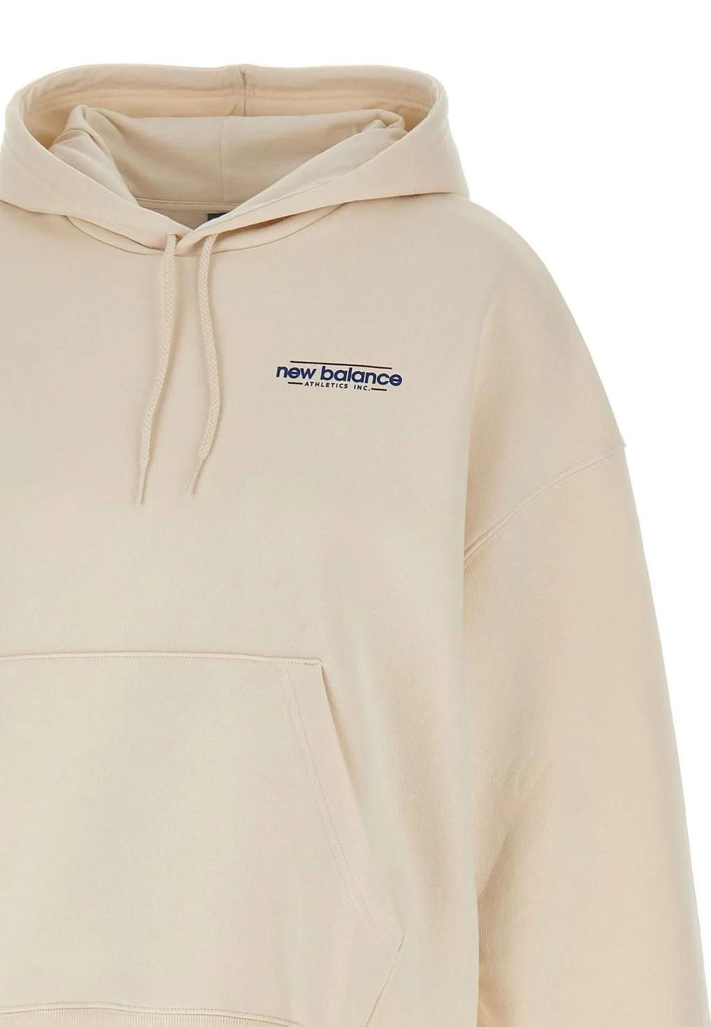 New Balance Logo-Embroidered Drawstring Hoodie
