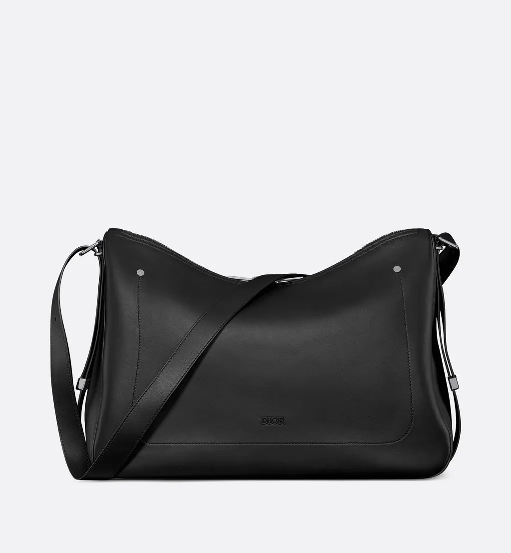 Large Dior Slider Zipped Hobo Bag