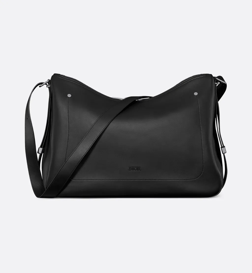 Large Dior Slider Zipped Hobo Bag