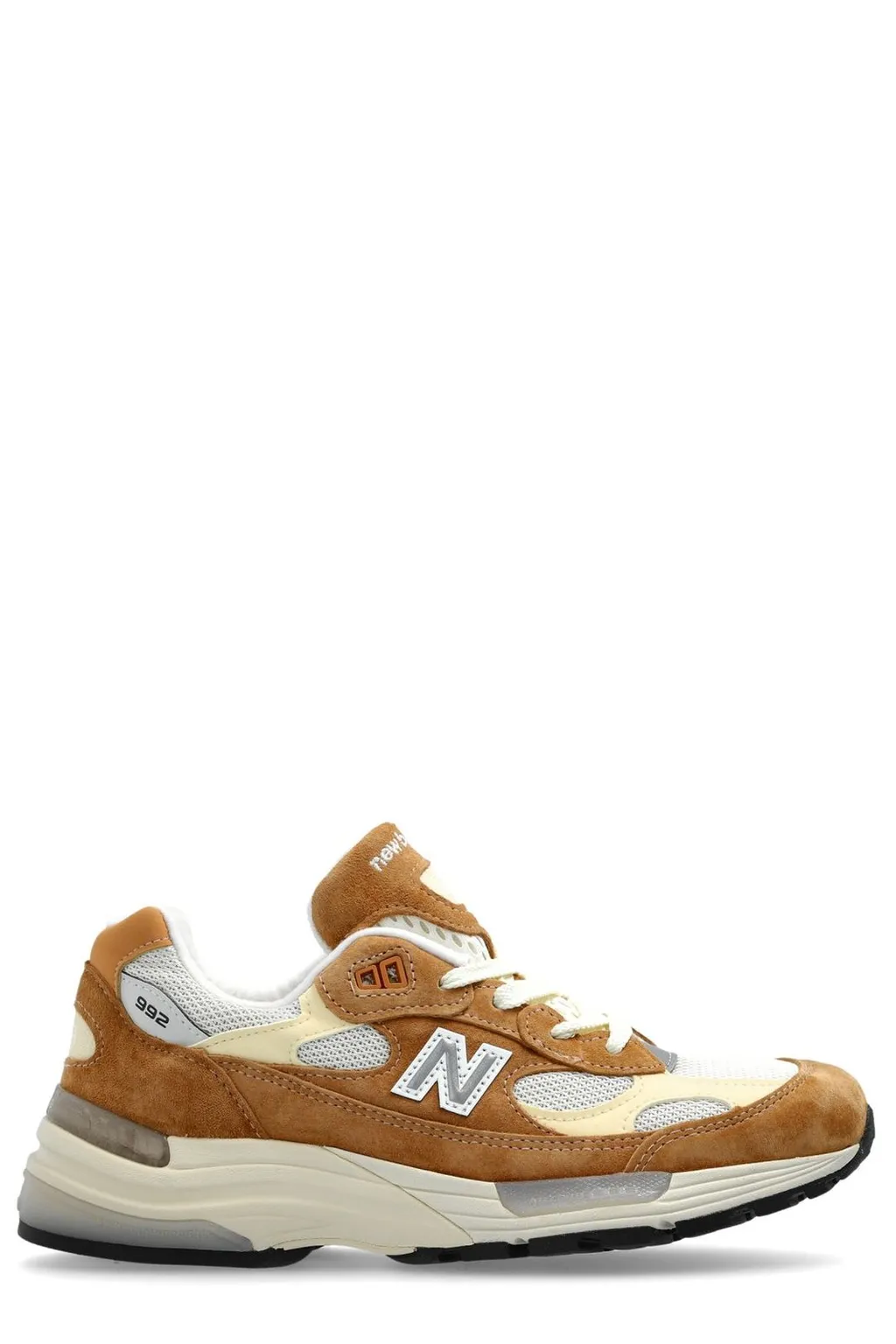 New Balance 992 Logo Patch Lace-Up Sneakers