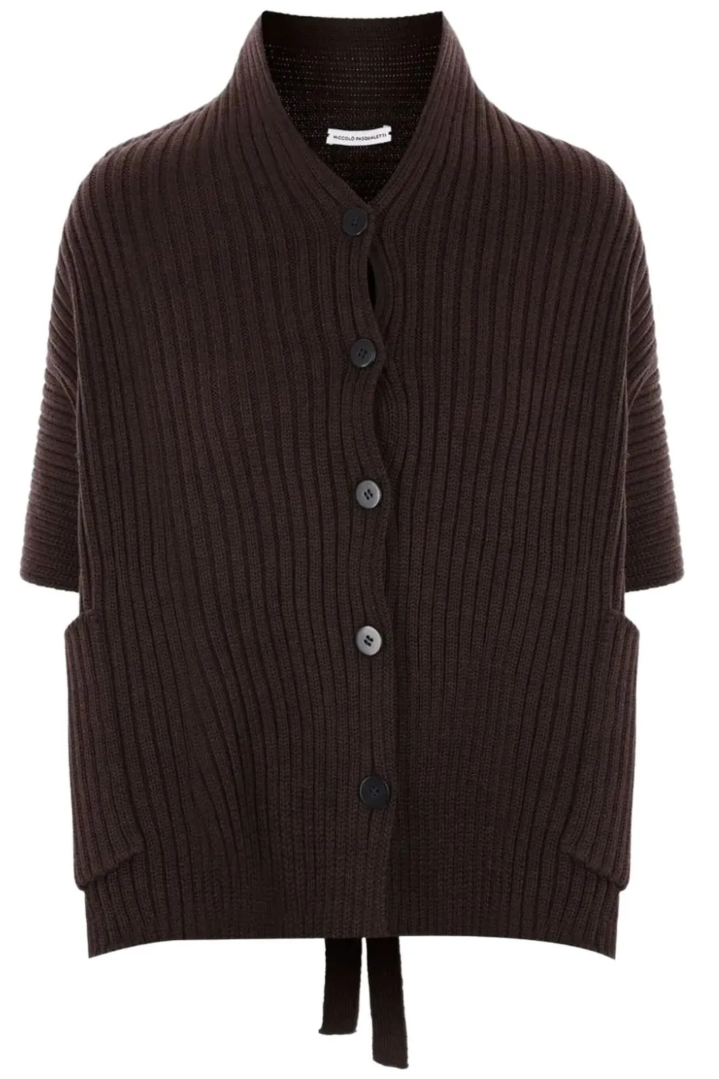 Niccolò Pasqualetti Ribbed Knit Cape Jacket