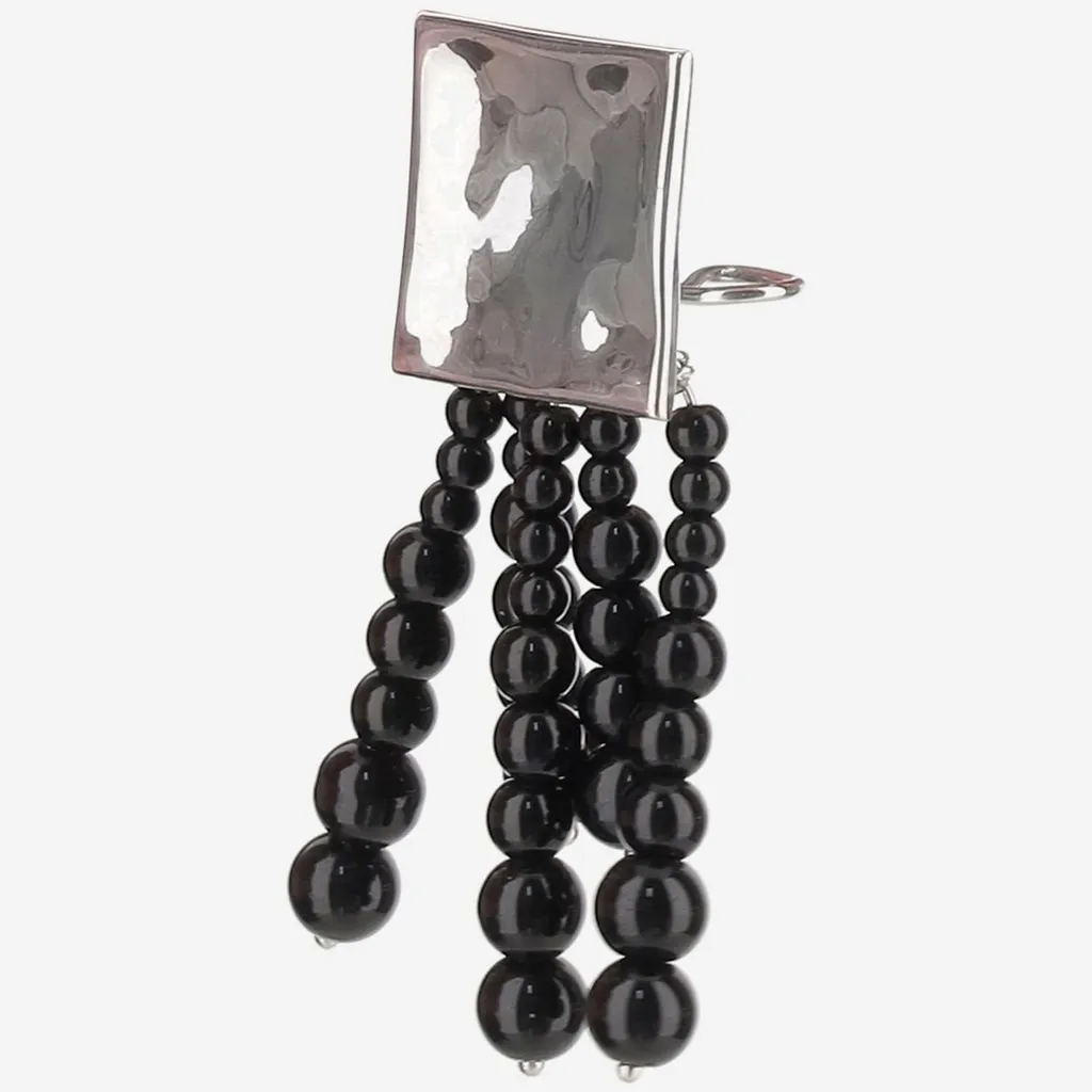 Niccolò Pasqualetti Onyx Pearl Earrings